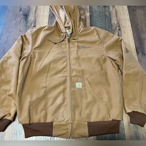 Carhartt Men's Tan Hooded Performance Jacket